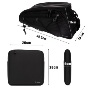 Trizand Αδιάβροχο Θερμικό Σετ Τσαντών Ποδηλάτου 16 λίτρων με Διαστάσεις 26×26×6 εκ. 25516 - Image 2