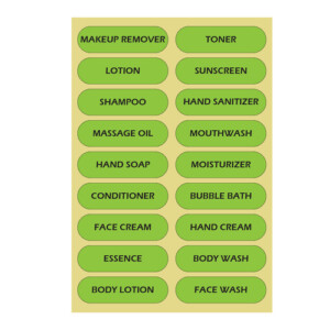 Νεσεσέρ Καλλυντικών Ταξιδίου με 4 Μπουκαλάκια 14 × 17 × 4 cm Διάφανο-Μαύρο 25760 Trizand - Image 5