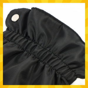 Kruzzel Αδιάβροχα Γάντια με φλις εσωτερικό ξεσουάρ Καροτσιού Μαύρο 25814 - Image 3