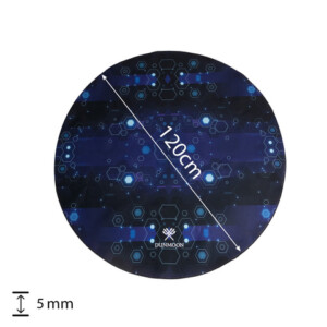 Dunmmon Στρογγυλό Προστατευτικό Πατάκι για Καρέκλα Gaming 120 cm x 4 mm 25956 - Image 2