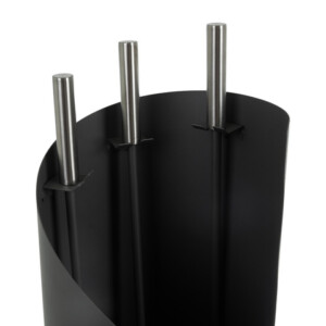 Kaminer Σετ Εργαλείων Τζακιού 4-σε-1 Απόχρωσης Μαύρο 25970 - Image 5