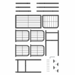Ruhhy Ραφιέρα Φυτών 6 Επιπέδων Loft-Style από Μέταλλο – Μοντέρνος Οργανωτής Κήπου για το Σπίτι 26040 - Image 3