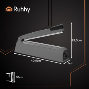 Ruhhy Χειροκίνητη Μηχανή Σφραγίσματος 300mm για Σπίτι & Γραφείο 26104 - Image 2