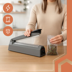 Ruhhy Χειροκίνητη Μηχανή Σφραγίσματος 300mm για Σπίτι & Γραφείο 26104 - Image 3