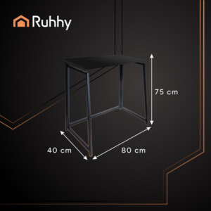 Ruhhy Πτυσσόμενο Γραφείο 80 x 74.5 x 40 cm για Εργασία και Μελέτη 26117 - Image 2