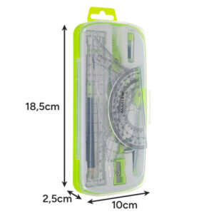 Maaleo Σετ Γεωμετρικών Εργαλείων - 10 Ανθεκτικά Εργαλεία για Ακρίβεια και Ασφάλεια 26170 - Image 3