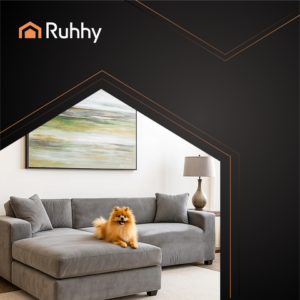 Ruhhy Ελαστικό Βελουτέ Κάλυμμα Γωνιακού Καναπέ - Σκούρο Γκρι 190-230 cm 26181 - Image 3