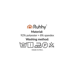 Ruhhy Πράσινο Ελαστικό Βελούδινο Κάλυμμα Γωνιακού Καναπέ 190-230 cm 26183 - Image 5