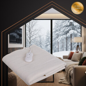 Ruhhy Ηλεκτρική Κουβέρτα με 3 Επίπεδα Θέρμανσης και Τηλεχειριστήριο - Λευκή (190 x 80 cm) 26200 - Image 4