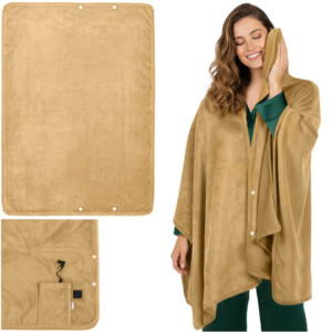 Ruhhy Ηλεκτρικό Ριχτάρι Κουβέρτα για Πλάτη & Ώμους με Power Bank