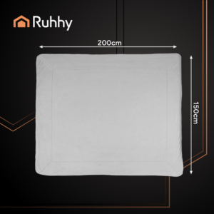 Ruhhy Διπλής Όψης Γκρι Ανοικτό Κουβέρτα - 150x200cm Απόλυτης Άνεσης και Στυλ 26293 - Image 3