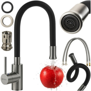 Ruhhy 360° Ευέλικτη Βρύση Κουζίνας με Αεριστήρα 26324