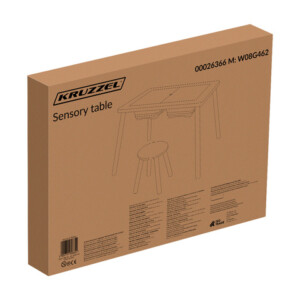 Kruzzel Σετ Παιδικό Τραπέζι και Καρέκλα για Παιδιά με 2 Αποθηκευτικούς Χώρους για Δημιουργική Απασχόληση 26366 - Image 3