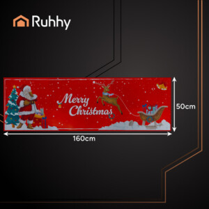 Ruhhy Χριστουγεννιάτικο Χαλί Αντιολισθητικό 160x50 για Κουζίνα & Χώλ 26464 - Image 2