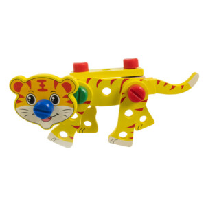 Kruzzel Κιβώτιο Δημιουργικής Απασχόλης για Παιδιά για Κατασκευή Ζώων & Οχημάτων DIY 26581 - Image 5