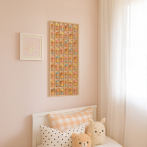 Kruzzel Ραφιέρα από Ξύλο με 54 Θέσεις για Μικρές Κούκλες – Ασφαλής, Στιλάτη και Εύκολη στη Συναρμολόγηση 26969 - Image 5