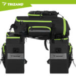 Trizand Τσάντα Ποδηλάτου Πορτμπαγκάζ 3 σε 1 Αδιάβροχη 65L με Πλαϊνές Τσάντες και Κάλυμμα Βροχής 27339 - Image 5