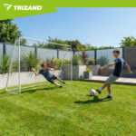 Trizand Τέρμα Ποδοσφαίρου Μεταλλικό 213x150x90 cm με Δίχτυ & Πασσάλους Στήριξης 27544 - Image 4