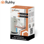 Ruhhy Αυτόματος Αφροδιανομέας Σαπουνιού 420ml με LED & USB-C, Απτικός Αισθητήρας, Λευκός 27653 - Image 4