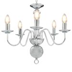 vidaXL Πολυέλαιος Μεταλλικής Κατασκευής 50x45 εκ Χωρίς Λάμπες