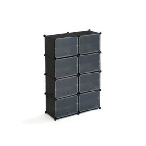Πλαστική Παπουτσοθήκη με 8 Ράφια 83 x 32 x 122 cm Idomya 30012306