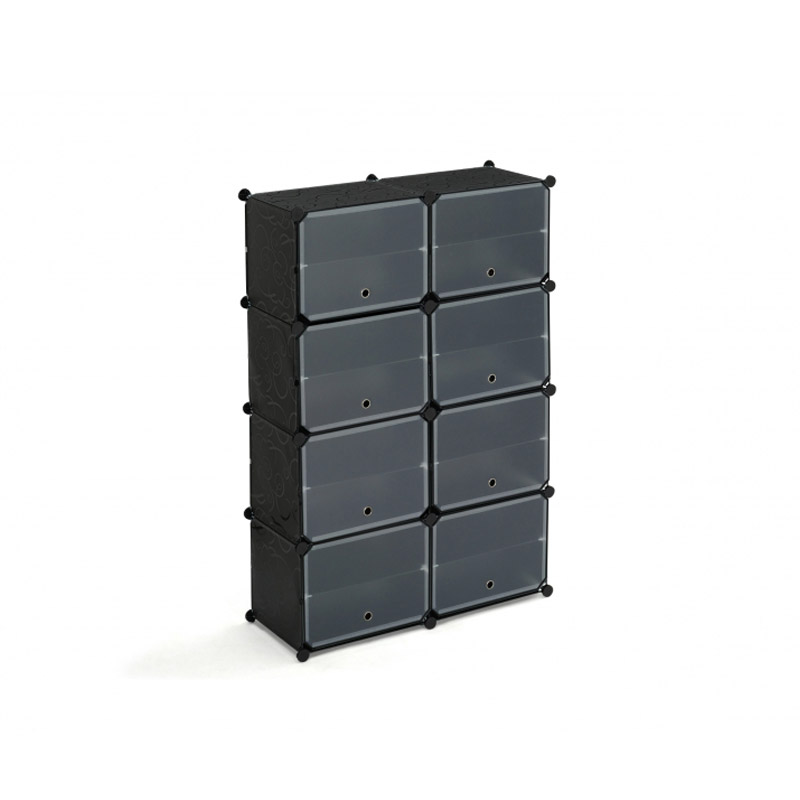 Πλαστική Παπουτσοθήκη με 8 Ράφια 83 x 32 x 122 cm Idomya 30012306