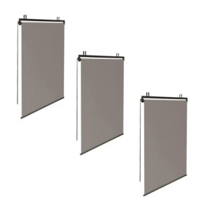 Σετ Ρόλερ Ολικής Συσκότισης Blackout 120 x 225 cm 3 τμχ Χρώματος Taupe Inkazen 30060163