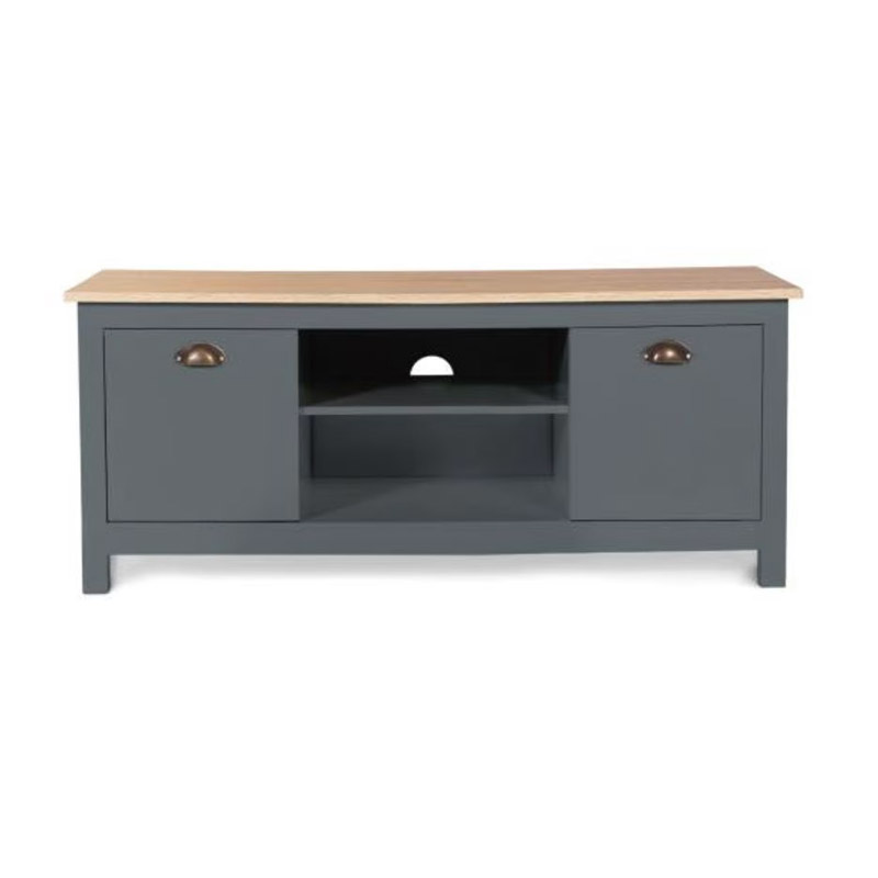 Ξύλινο Έπιπλο Τηλεόρασης 113 x 40 x 47 cm Χρώματος Γκρι Ninon Idomya 30087260 Ξύλινο Έπιπλο Τηλεόρασης 113 x 40 x 47 cm Χρώματος Γκρι Ninon Idomya 30087260