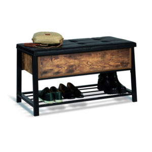 Πάγκος Αποθήκευσης Παπουτσιών με 1 Ράφι και Κάθισμα 100 x 40 x 52 cm Idomya 30087315 - Image 5