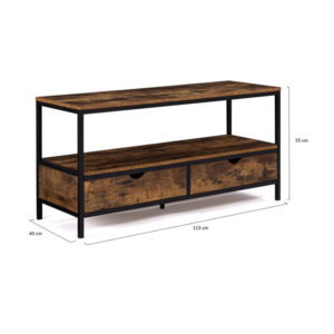 Μεταλλικό Έπιπλο Τηλεόρασης 113 x 40 x 55 cm Elize Idomya 30088794 - Image 5