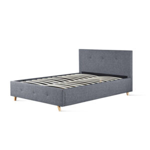 Ξύλινο Διπλό Κρεβάτι με Αποθηκευτικό Χώρο 160 x 200 cm Idomya Lulea 30101494+30101495