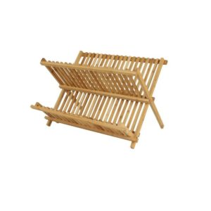 Διώροφη Πιατοθήκη Στεγνωτήριο από Μπαμπού 43 x 36 x 28 cm BAMBOU & CO 30126