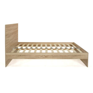 Διπλό Κρεβάτι Oklahoma με Κεφαλάρι & Βάση σε Απόχρωση Οξιάς - 160x200 cm 30130430 Idomya - Image 5