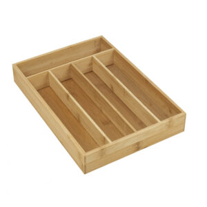 Ξύλινη Θήκη για Μαχαιροπίρουνα από Μπαμπού 33 x 23 x 4.5 cm Urban Living 30134 - Image 4