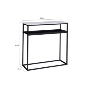 Μεταλλική Κονσόλα 80 x 30 x 80 cm Idomya 30140363 - Image 4
