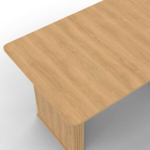 Τραπέζι Τραπεζαρίας Albane με Πόδια σε Εφέ Λατών 160 x 90 x 75 cm  30150472 Idomya - Image 3