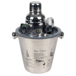 Παγοδοχείο με Αξεσουάρ για Κοκτέιλ 22x17x15cm Urban Living 30940