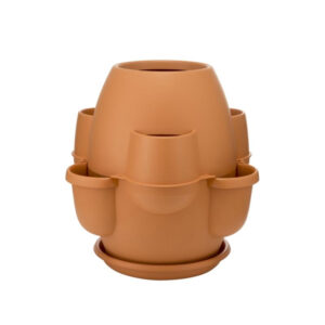 Πλαστική Γλάστρα Σύνθεσης με Πιάτο 80 x 80 cm 200 Lt Χρώματος Κεραμιδί Oasi Bama 31000 - Image 5