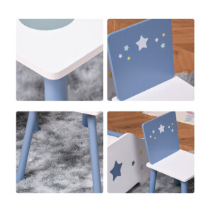 Παιδικό Σετ με Τραπέζι και 2 Καρέκλες HOMCOM 312-035 - Image 4