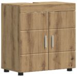 vidaXL Σετ Επίπλων Μπάνιου TULUM Artisan Oak Επεξεργασμένο ξύλο 3398023 - Image 2