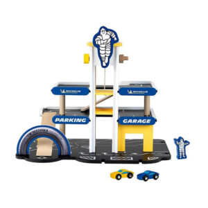 Παιδικό Ξύλινο Γκαράζ Στάθμευσης 3 Επιπέδων Michelin Car Park Klein 3404 - Image 2