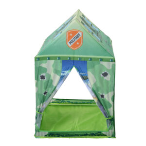 Παιδική Σκηνή 93 x 69 x 103 cm Camouflage Play Χρώματος Πράσινο HOMCOM 345-009 - Image 3