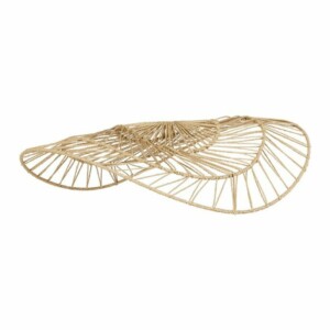 Ostaria Μικρό Φωτιστικό Οροφής 'Ozana' Φυσικό από Μέταλλο και Σχοινί -36148