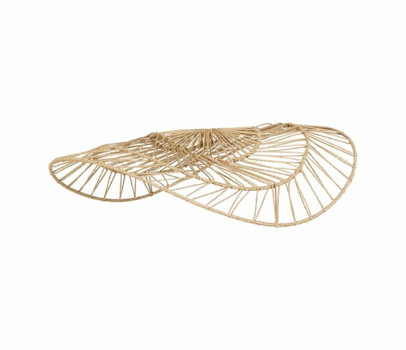 Ostaria Μικρό Φωτιστικό Οροφής 'Ozana' Φυσικό από Μέταλλο και Σχοινί -36148 Ostaria Μικρό Φωτιστικό Οροφής 'Ozana' Φυσικό από Μέταλλο και Σχοινί -36148