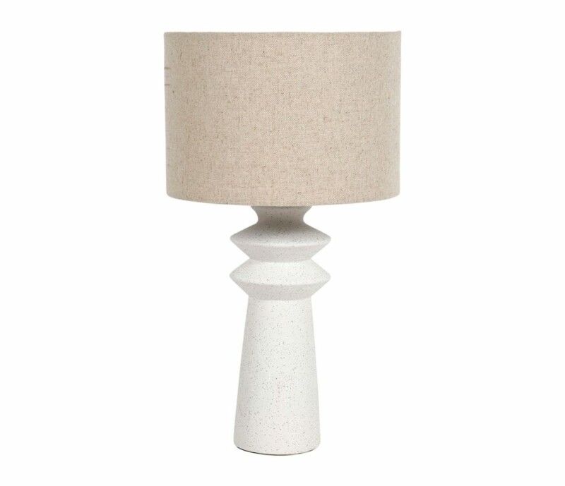 Ostaria Λάμπα Κεραμική Λευκή 'Rey' -36153 Ostaria Λάμπα Κεραμική Λευκή 'Rey' -36153