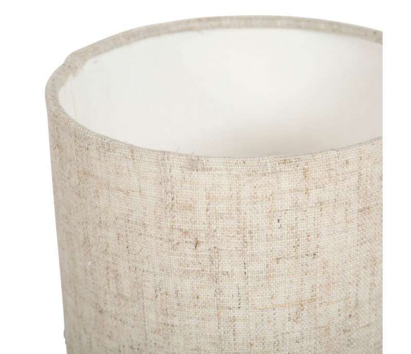 Ostaria Κυλινδρική κεραμική λάμπα 'Εύα' σε εκρού και γυμνό χρώμα -36168 Ostaria Κυλινδρική κεραμική λάμπα 'Εύα' σε εκρού και γυμνό χρώμα -36168