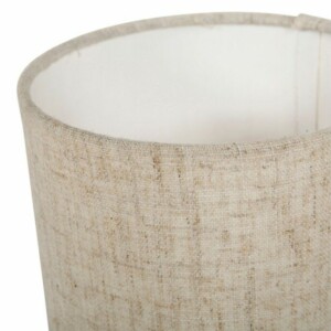 Ostaria Κυλινδρική Κεραμική Λάμπα 'Εύα' Τερρακότα και Μπεζ -36170