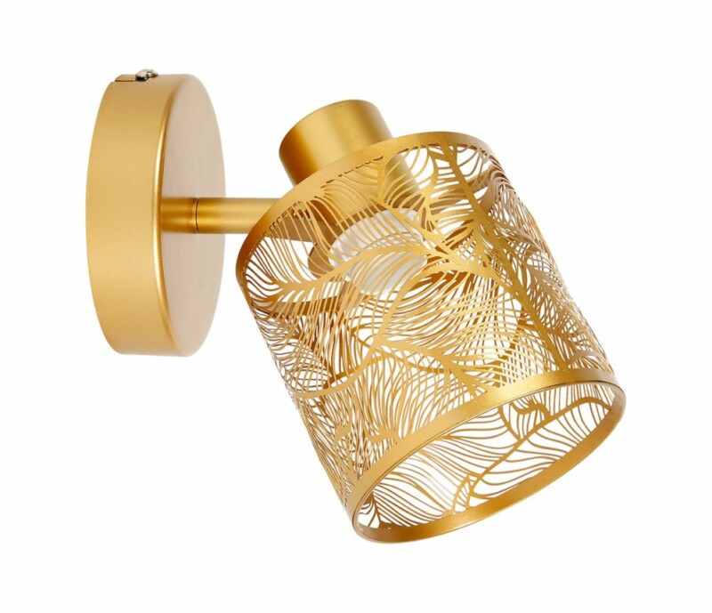 Ostaria Σποτ Φωτιστικό Μεταλλικό Χρυσό 'Calathea' Με Ντουί E14 40w 220-240v Κλάση I -36213 Ostaria Σποτ Φωτιστικό Μεταλλικό Χρυσό 'Calathea' Με Ντουί E14 40w 220-240v Κλάση I -36213