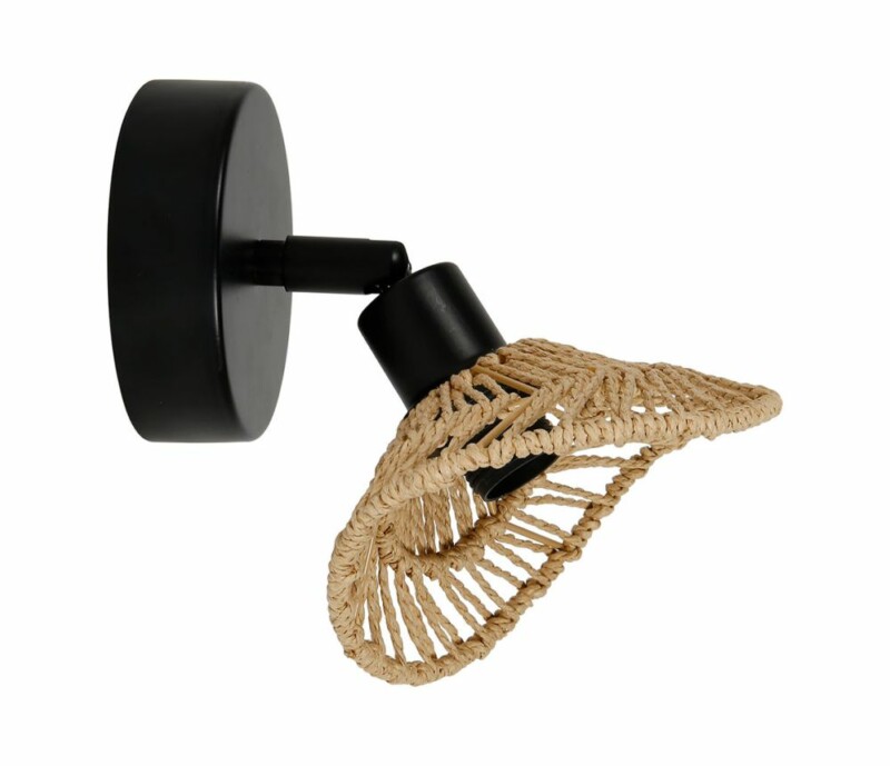 Ostaria Σποτ "Οζανα" Μαύρο Και Φυσικό -36217 Ostaria Σποτ "Οζανα" Μαύρο Και Φυσικό -36217