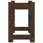 vidaXL Ραφιέρα Κρασιών για 12 Μπουκάλια Καφέ από Μασίφ Ξύλο Πεύκου 373388 - Image 4